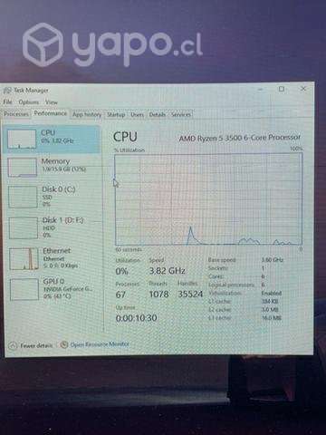 Pc Gamer Ryzen 5 3500 Geforce GTX 1650 - Imagen 3