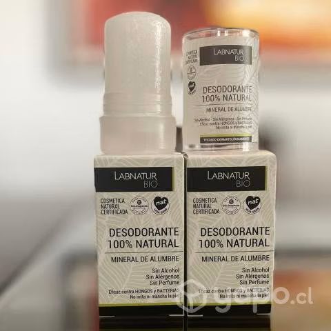 Pack x4 Desodorante Piedra Alumbre 100% Labnatur