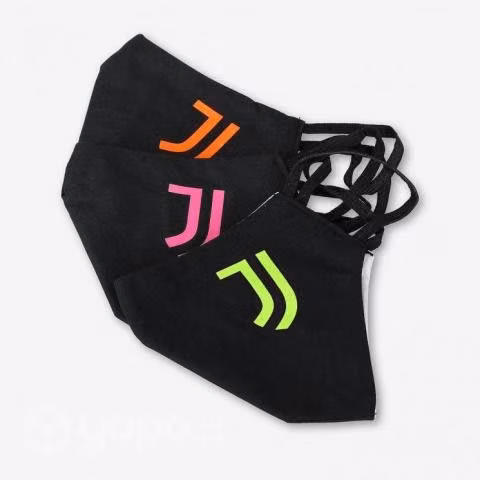 Juventus Set 3 Mascarillas Niños(as) C/Logo Colore