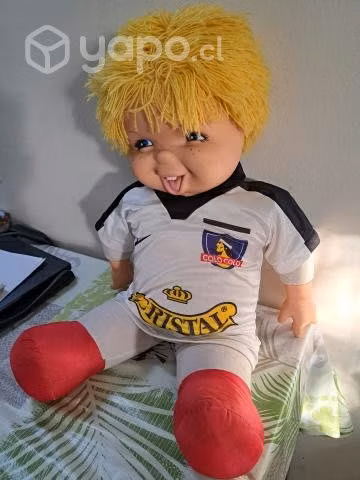 Antiguo muñeco pepon jesmar de colo-colo
