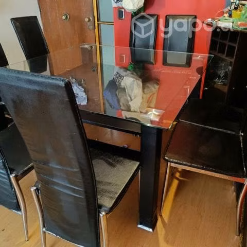 Comedor - doble fondo - 8 sillas