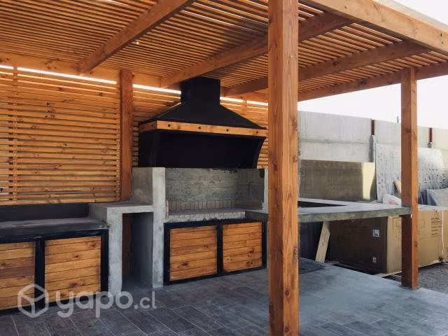 Quinchos, pergolas, estacionamientos, cobertizos