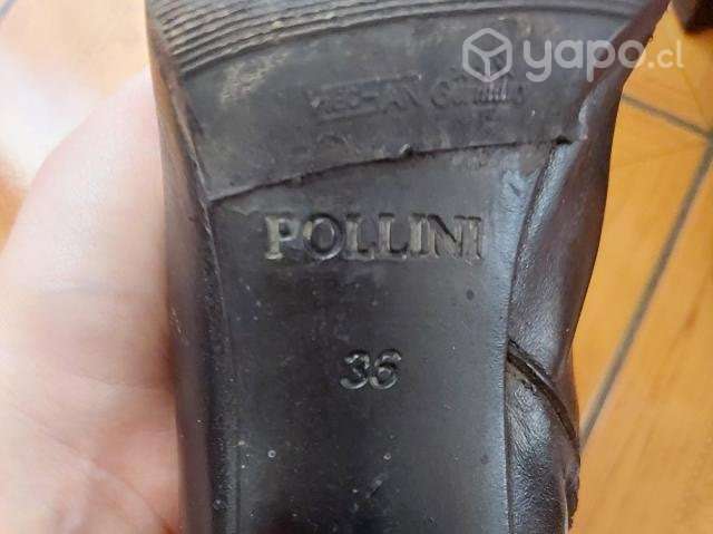 Botas negras cuero (Pollini) (36) - Imagen 3