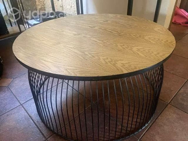 Mesa de centro con cubierta de madera - Imagen 3