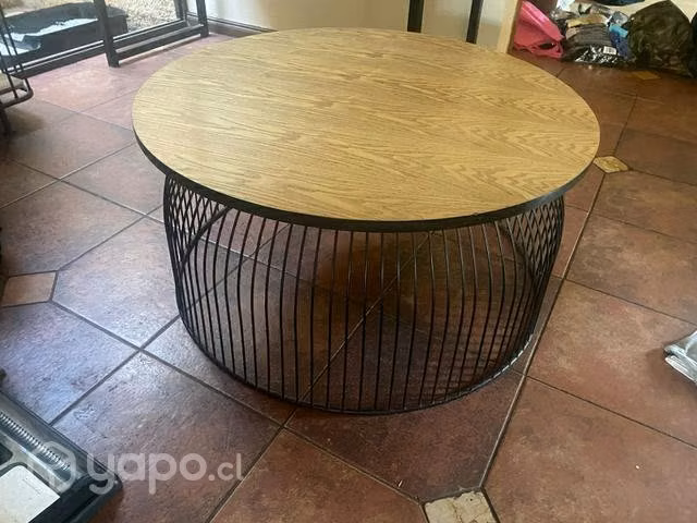 Mesa de centro con cubierta de madera - Imagen 2