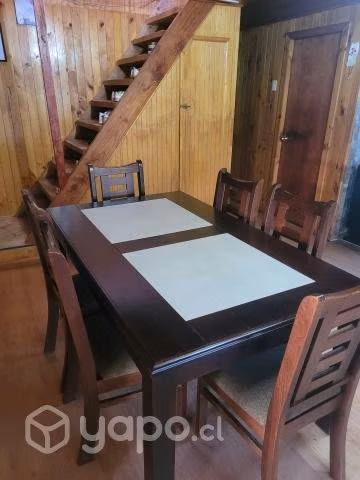 Mesa con 6 sillas