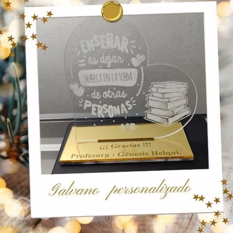 Galvanos reconocimiento personalizados