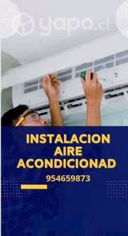 Instalación de aire acondicionado