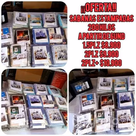 Sabanas 144 hilos 1.5plz, 2plz y 2.5plz