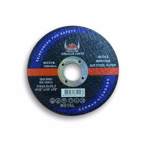 DISCO CORTE METAL 4.1/2 x 3mm SKAND