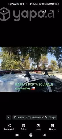 Portacarga barras