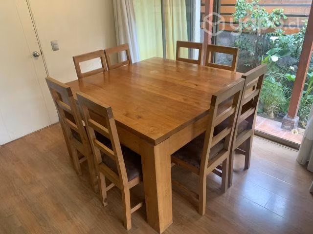 Comedor Madera Nativa - 8 Sillas - Imagen 3