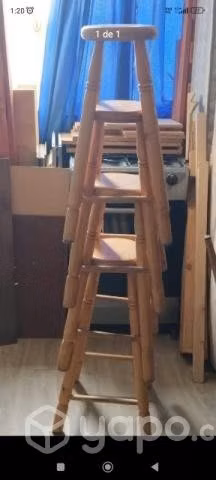 Set de bancos madera