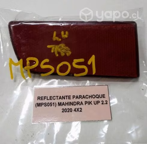 Reflectante Parachoque (MPS051) Mahinadra PIK UP