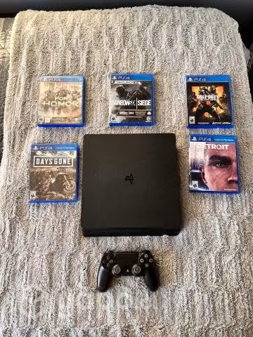 PS4 slim 1TB con 5 JUEGOS - Imagen 3