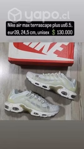 Nike air max terrascape plus us 6.5, eur39, 24,5cm