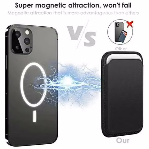 Billetera para iPhone compatible con Mag Safe