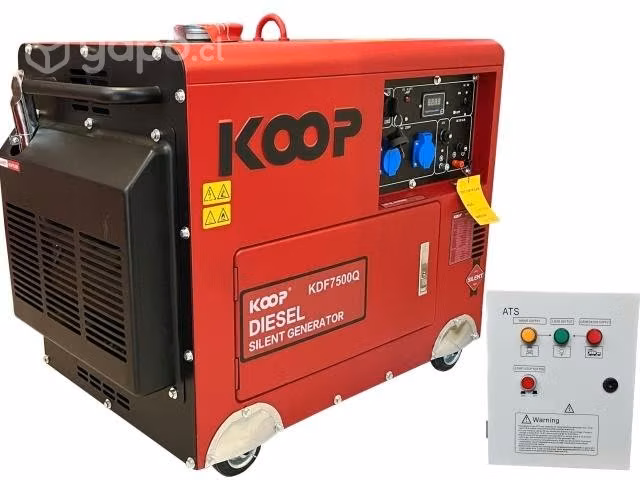 Generador Diesel Insonoro, 5500w Ats+caja Transfer