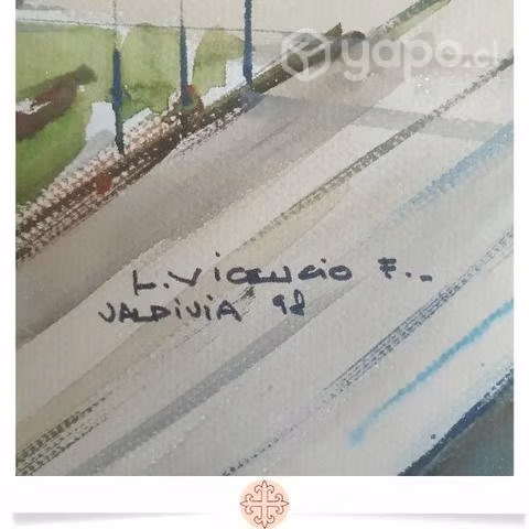 * Acuarela de Luis Vicencio