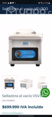 Selladora de vacío VENTUS 30cm