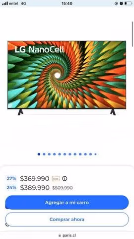 Lg nanocell 50 pulgadas