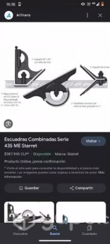 Set de Escuadras Combinadas