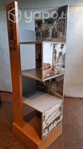Mueble bar flor de caña