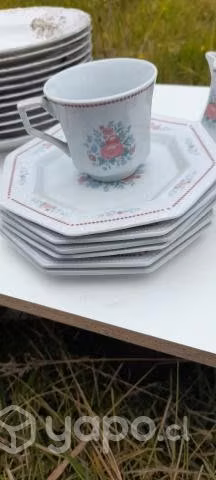 Loza juego de té