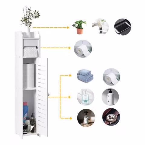 Organizador de baño estante con repisas