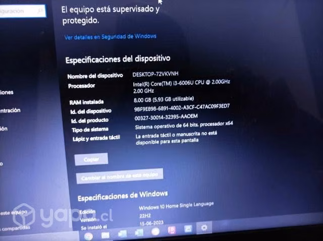 Notebook HP 15.4" - Imagen 2