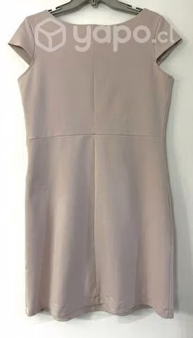 Vestido Entallado Elástico Fbo Italy L Palo Rosa