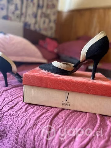 Zapatos Black/Gold VIZZANO