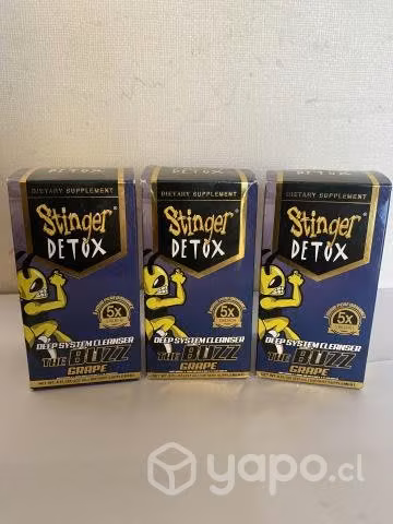 STINGER DETOX BUZZ 5X GRAPE UVA x 3UNIDADES