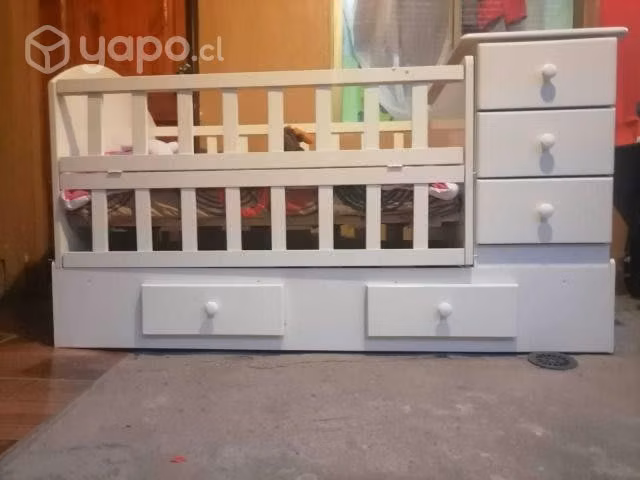 Cuna transición bebé baúl corral