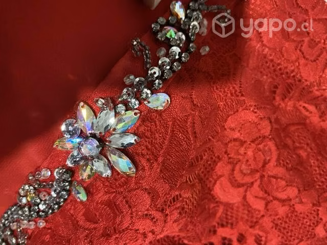 Vestido rojo de gala