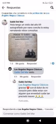 Los angeles negros 1969 vinilo autografiado