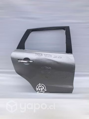 Puerta trasera rh suzuki baleno 2015-2022