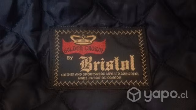 Chaqueta cuero Moto aviador Bristol