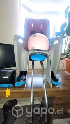 Asiento de bicicleta para niños montado en e