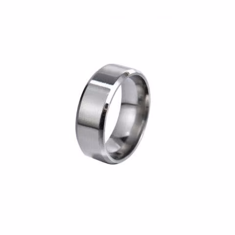 Anillo Titanio Rojo Anillos Juveniles Acero Quirur