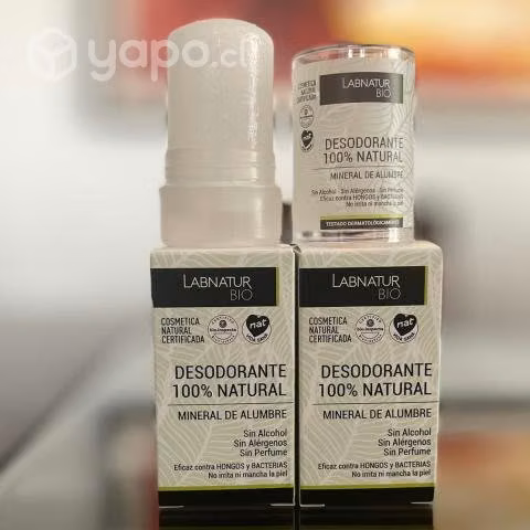 Pack x3 Desodorante Piedra Alumbre 100% Labnatur