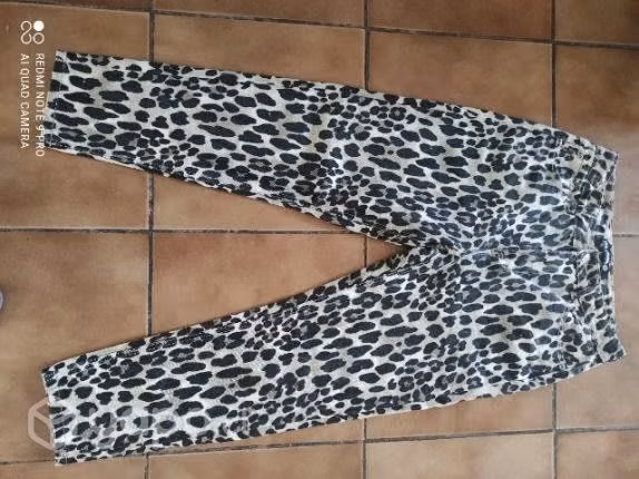 Mom jeans animal print nuevo talla 38/40
