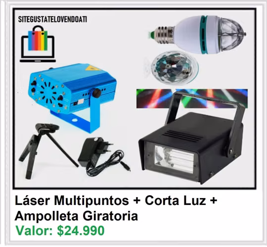 Set 3 Luces de Fiesta