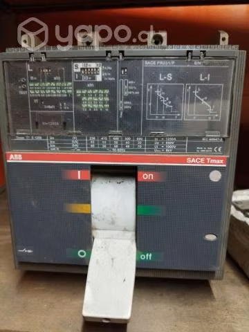 Interruptor Automatico ABB 3x1250 A - SACE Tmax T7