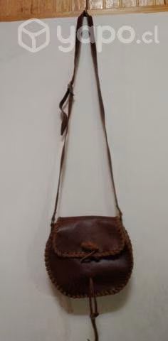 Cartera para Dama echa de cuero artesanal nueva