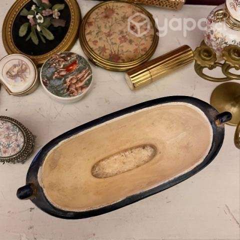 Antiguo jarrón de colección escena doncellas - Imagen 6