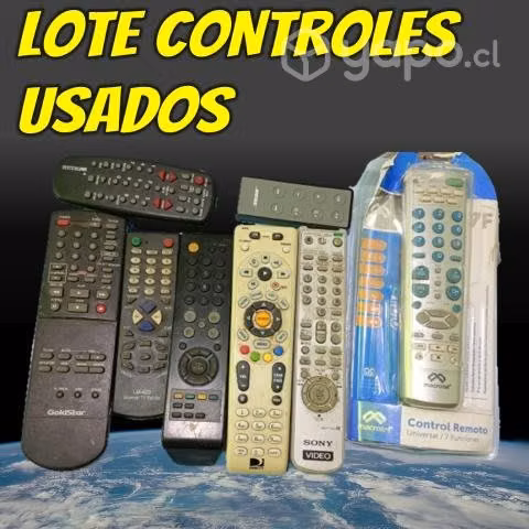 Lote De 9 Controles Remotos Usados