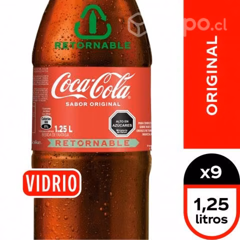 3 Jabas de Bebidas Coca Cola con sus botellas