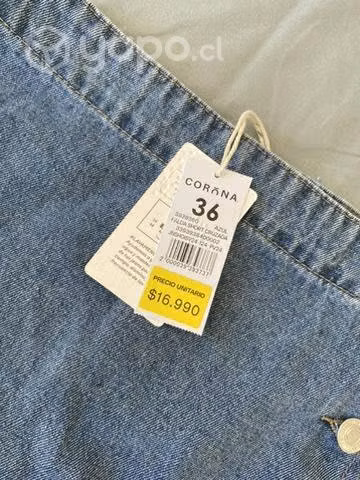 Falda short mezclilla - Imagen 3