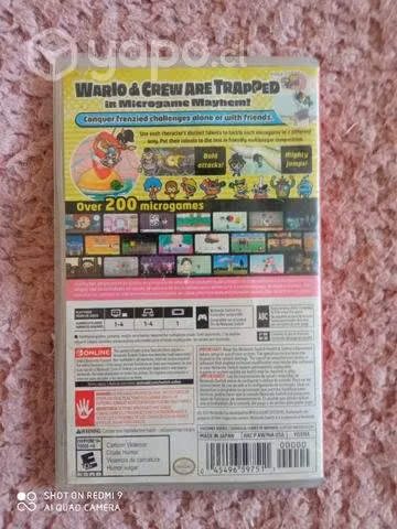 Wario ware get it together! Nintendo switch